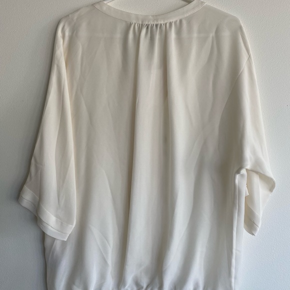 Joie Silk Blouse ‘Marru’ in Porcelain, size large BNWT - Picture 2 of 6
